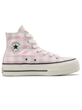 Chuck Taylor All Star Hi Lift Platform Pink/White Gingham Women’s size 7 NEW!!!